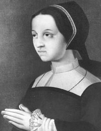 Portrait de Jeanne-Françoise Frémyot à vingt ans. Portrait de Jeanne-Françoise Frémyot à vingt ans.