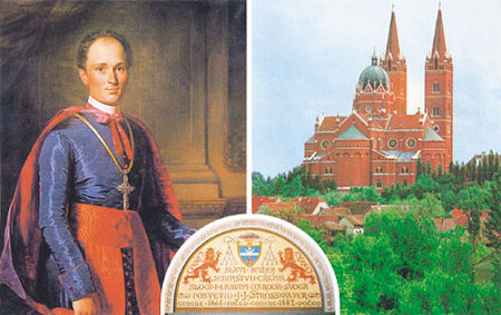 Bishop Strossmayer and the cathedral of Djakovo