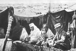 Father de Foucauld and some Tuaregs.