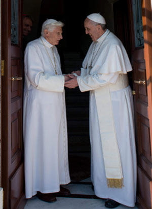 Pope Francis and Benedict XVI