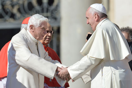 Pope Francis and Benedict XVI