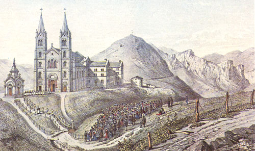 Pèlerinage à La Salette, 1860.