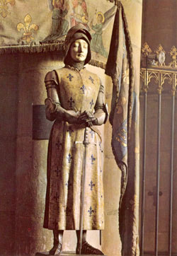 Joan, during Charles VII's coronation 