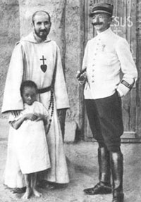 Father de Foucauld with Captain Susbielle.