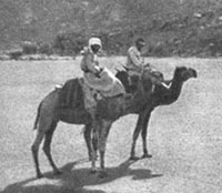 On a tour in the Sahara.