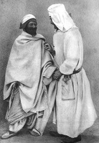 Father de Foucauld and a Tuareg.