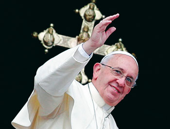 “ Christians are joyful, they are never gloomy. God is at our side. We have a Mother Who always in-tercedes for the life of Her children, for us, as Queen Esther did. ” (July 24, 2013)