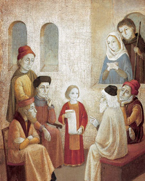 Jesus with the doctors, Bradi Barth.
