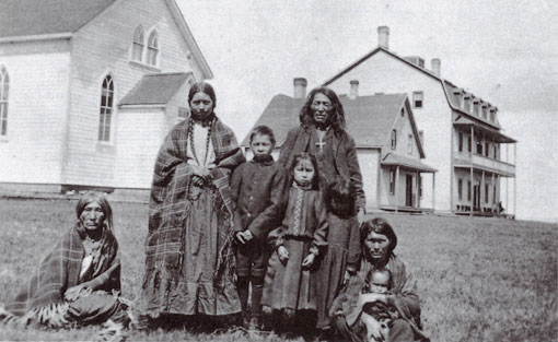 Indian family who became Christian.