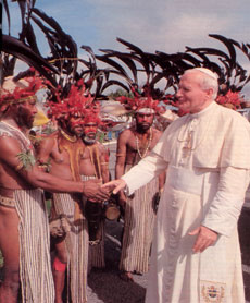 John Paul II in Oceania John Paul II in Oceania