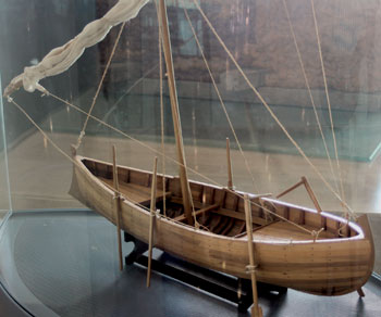 Reconstruction of the boat with the two large decks.